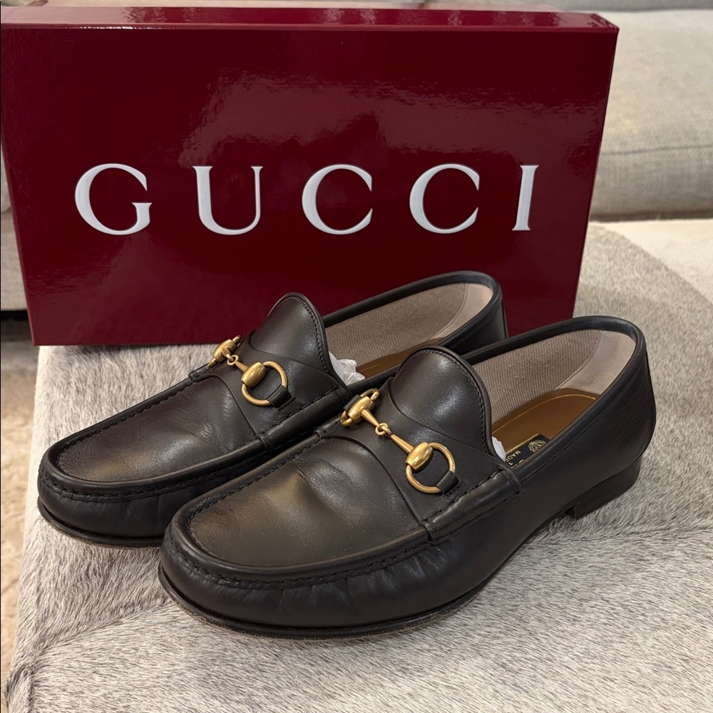 MEN'S HORSEBIT 1953 LOAFER Gucci size 8.5, fits as USA 9.5 men’s, genuine - Picture 9 of 14
